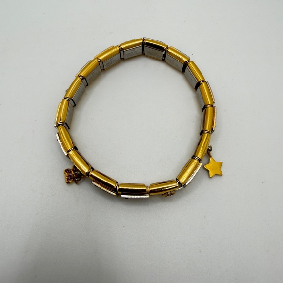 6.5" Bradford Exchange "Charming Touches" two toned metal "Daughter" bracelet! - Picture 5 of 13